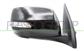 DOOR MIRROR RIGHT-ELECTRIC-BLACK-WITH LAMP-FOLDABLE-CONVEX-CHROME
