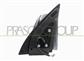 DOOR MIRROR RIGHT-ELECTRIC-BLACK-WITH LAMP-FOLDABLE-CONVEX-CHROME