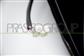 DOOR MIRROR RIGHT-ELECTRIC-BLACK-WITH LAMP-FOLDABLE-CONVEX-CHROME