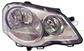 HEADLAMP RIGHT H1+H7 ELECTRIC-WITH MOTOR-CHROME