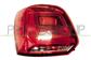 TAIL LAMP LEFT-WITHOUT BULB HOLDER-RED/CLEAR-WITH REAR FOG LAMP