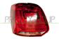 TAIL LAMP LEFT-WITHOUT BULB HOLDER-RED/CLEAR-BLACK BASE