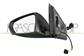 DOOR MIRROR LEFT-CABLE-BLACK-WITH LAMP-ASPHERICAL-2 PINS
