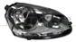 HEADLAMP RIGHT H7+H7 ELECTRIC-WITH MOTOR-BLACK (HELLA TYPE)