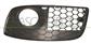 BUMPER GRILLE LEFT-BLACK-WITH FOG LAMP HOLES-OPEN