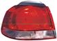 TAIL LAMP RIGHT-OUTER-RED/CLEAR-WITHOUT BULB HOLDER (VALEO TYPE)
