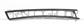 FRONT GRILLE BUMPER MOLDING-RIGHT-BLACK