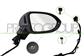 DOOR MIRROR RIGHT-ELECTRIC-PRIMED-HEATED-WITH LAMP-WITH AMBIENT LIGHT-WITH BLIS-CONVEX-9 PINS