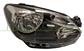 HEADLAMP RIGHT H4 ELECTRIC-WITHOUT MOTOR-WITH BLACK EDGE-BLACK