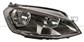OPTICA DERECHA H7+H15 ELECTRICA-CON MOTOR-NEGRA