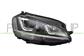 HEADLAMP RIGHT XENON D3S+H7 ELECTRIC-WITH MOTOR-BLACK MOD. GTD