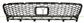 FRONT BUMPER GRILLE-CENTRE-BLACK-WITH FRONT ASSIST