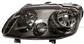 HEADLAMP LEFT H7+H1 ELECTRIC-WITH MOTOR-BLACK