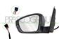 DOOR MIRROR LEFT-ELECTRIC-PRIMED-HEATED-FOLDABLE-WITH LAMP-ASPHERICAL-8 PINS
