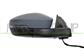 DOOR MIRROR RIGHT-ELECTRIC-PRIMED-HEATED-WITH LAMP-CONVEX-6 PINS