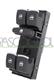 FRONT DOOR LEFT WINDOW REGULATOR PUSH-BUTTON PANEL-BLACK/CHROME EDGE-4 SWITCHES-10 PINS