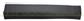 FRONT RIGHT DOOR MOLDING-BLACK-TEXTURED FINISH-WITH CHROME PROFILE HOLES-WITH BI-ADHESIVE