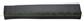 FRONT LEFT DOOR MOLDING-BLACK-TEXTURED FINISH-WITH CHROME PROFILE HOLES-WITH BI-ADHESIVE