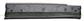 FRONT LEFT DOOR MOLDING-BLACK-TEXTURED FINISH-WITH CHROME PROFILE HOLES-WITH BI-ADHESIVE