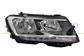 HEADLAMP RIGHT H7+H7 ELECTRIC-WITH MOTOR-WITH DAY RUNNING LIGHT-LED