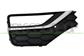 FRONT BUMPER GRILLE RIGHT-BLACK-WITH FOG LAMP HOLES-WITH CHROME MOLDING