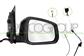 DOOR MIRROR RIGHT-ELECTRIC-PRIMED-HEATED-WITH RADIO ANTENNA-CONVEX-5 PINS