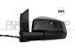 DOOR MIRROR LEFT-ELECTRIC-PRIMED-HEATED-WITH RADIO ANTENNA-CONVEX-5 PINS
