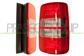 TAIL LAMP RIGHT-WITHOUT BULB HOLDER-RED/CLEAR MOD. 1 DOOR