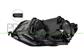 HEADLAMP RIGHT H4 ELECTRIC-WITH MOTOR-BLACK