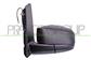 DOOR MIRROR LEFT-ELECTRIC-HEATED-BLACK-ASPHERICAL/CHROME-5 PINS