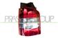 TAIL LAMP LEFT RED/CLEAR-WITHOUT BULB HOLDER MOD. 1 DOOR BLACK BASE