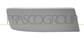 FRONT BUMPER MOLDING-RIGHT-LIGHT-GRAY-TEXTURED FINISH-WITH CUTTING MARKS FOR PDC