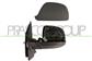 DOOR MIRROR LEFT-MANUAL-BLACK-ASPHERICAL-CHROME