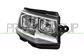 PHARE DROIT H7+H7-ELECTRIQUE-AVEC MOTEUR-NOIR-AVEC BORD CHROME'-MONTAGE VALEO