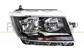 HEADLAMP RIGHT H7+H15+H21-ELECTRIC-WITH MOTOR