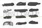 WIPER BLADE-FLAT BLADE-29"/725 mm-12 ADAPTERS
