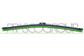 REAR WIPER BLADE-FLAT BLADE-10"/250 mm-10 ADAPTERS