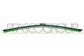 BALAIS D'ESSUI-GLACE ARRIERE-FLAT BLADE 13"/325 mm-10 ADAPTEURS