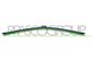 SPAZZOLA TERGICRISTALLO POSTERIORE-FLAT BLADE-14"/350 mm-10 ADATTATORI