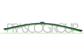 SPAZZOLA TERGICRISTALLO POSTERIORE-FLAT BLADE-18"/450 mm-10 ADATTATORI