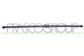 REAR WIPER BLADE-FLAT BLADE-18"/450 mm-10 ADAPTERS